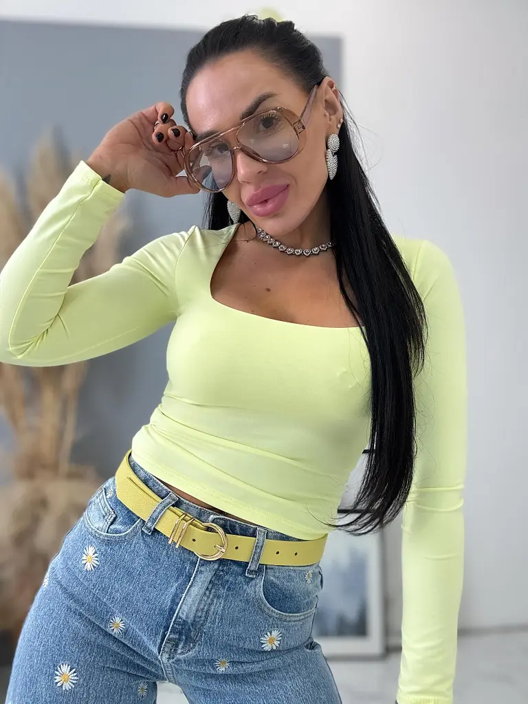 Elastické basic tričko LUNIVA - next