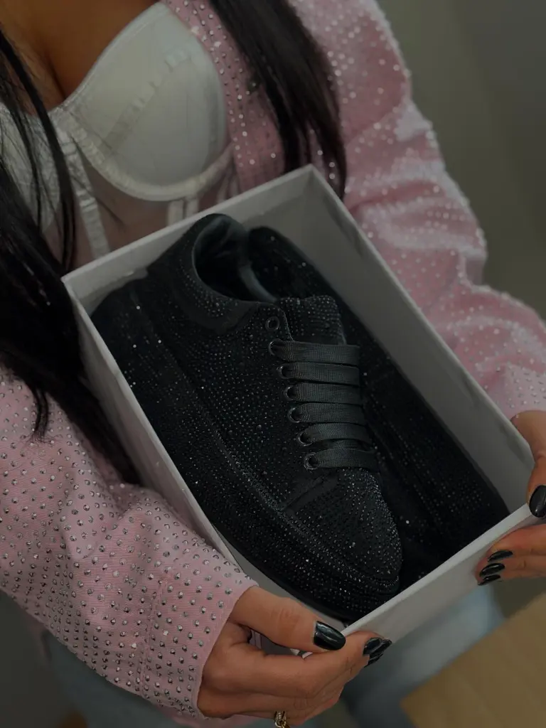 Trblietavé platformové tenisky ANEKA- - next