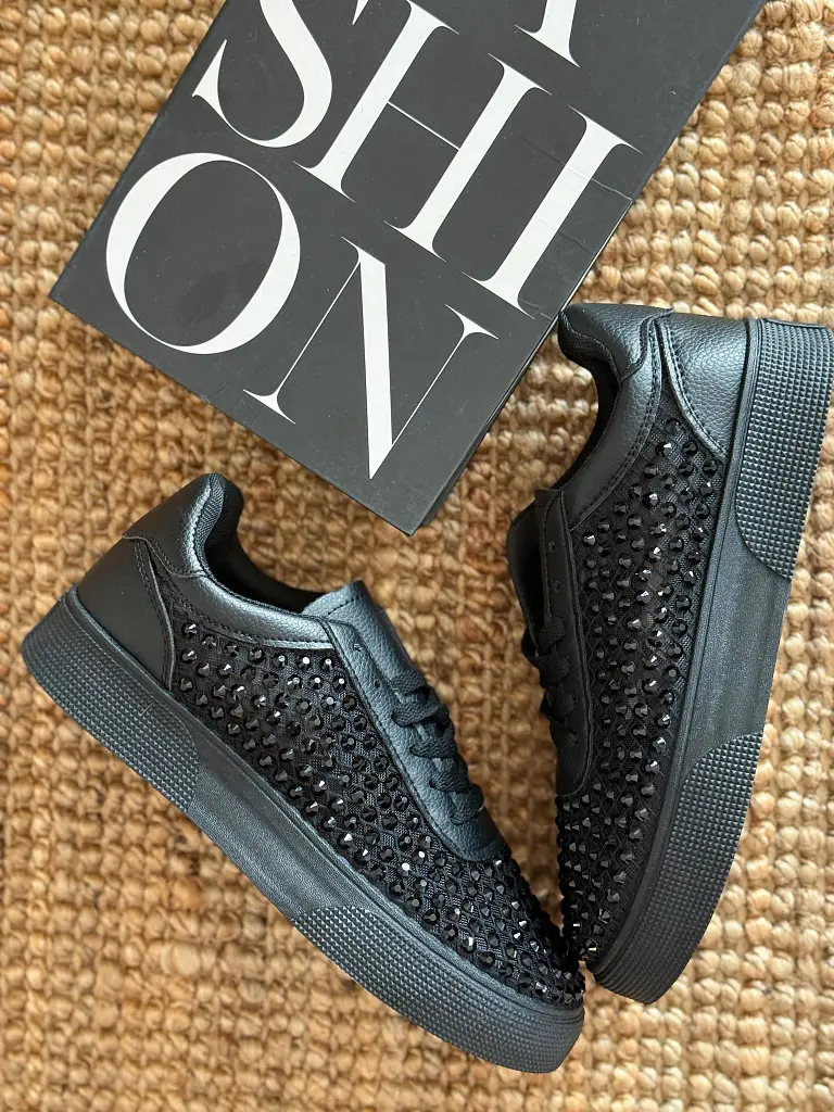 Platformové tenisky zdobené kamienkami ALATIA - next