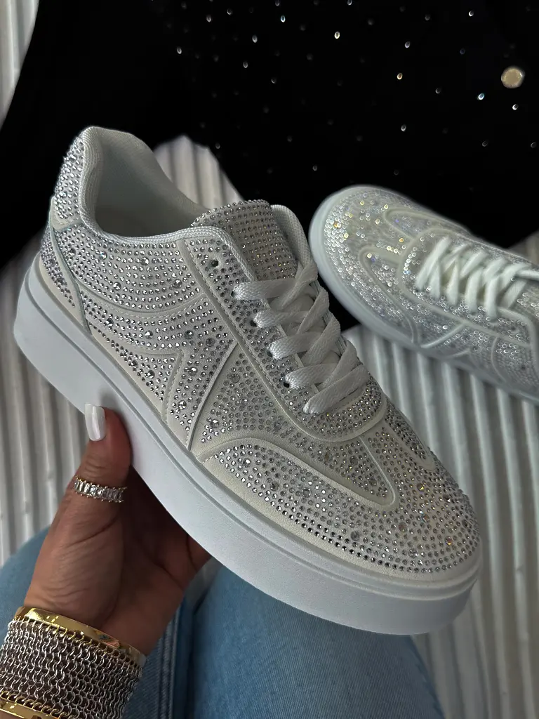 Platformové tenisky zdobené kamienkami VIANNA-