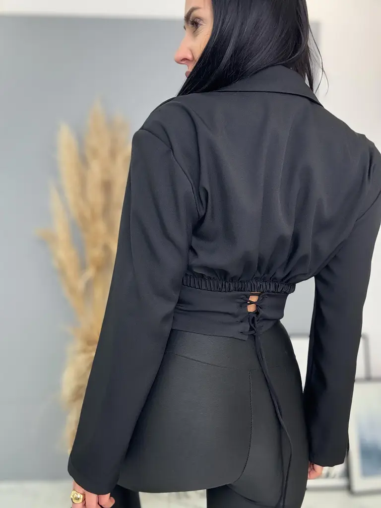 Blazerový top s vypchávkami na ramenách VANERA - next