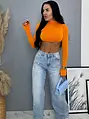 Crop-top s dlhým rukávom ERIDA