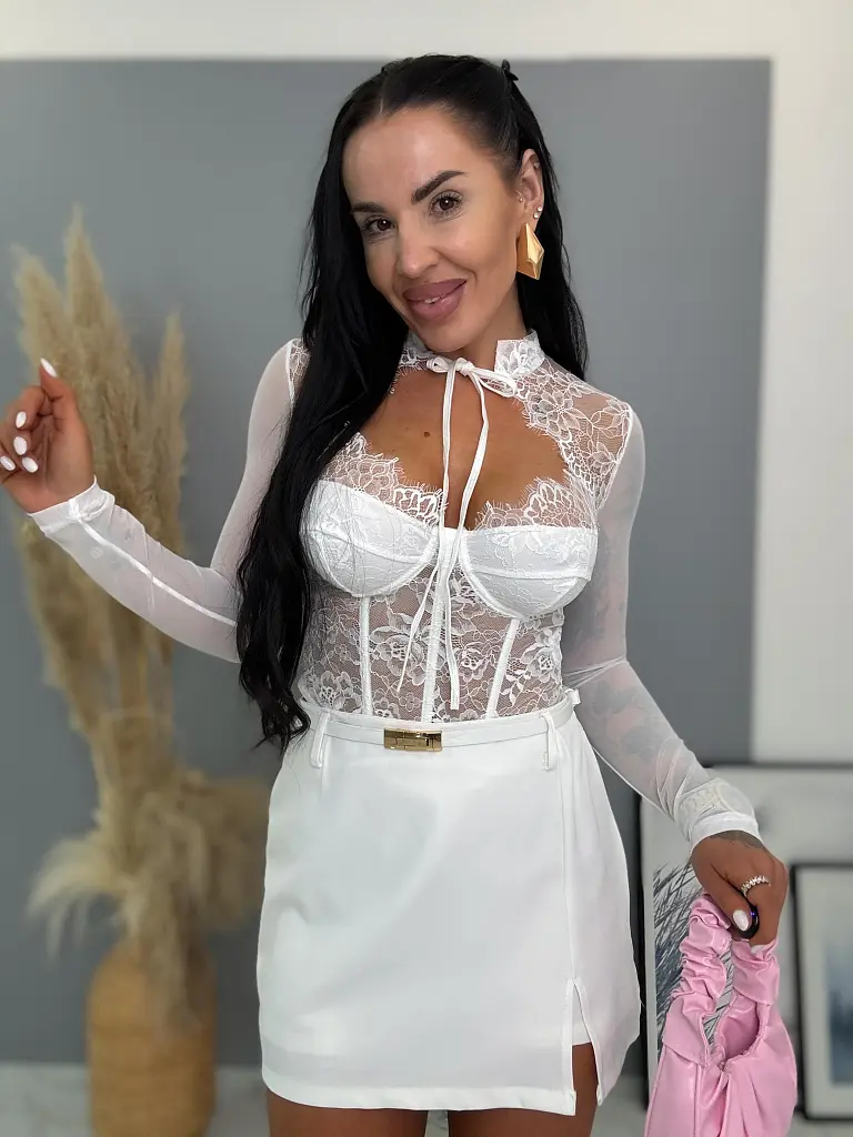 Sukňové nohavice s opaskom  BELIMIA