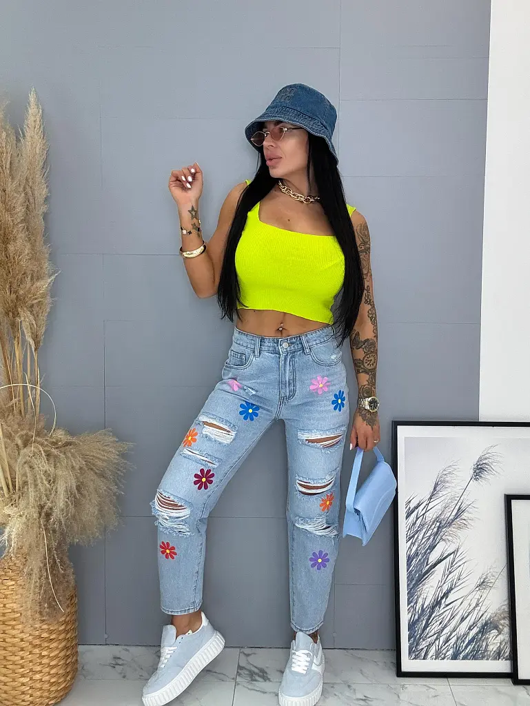 Pletený crop top TYNA+ - next