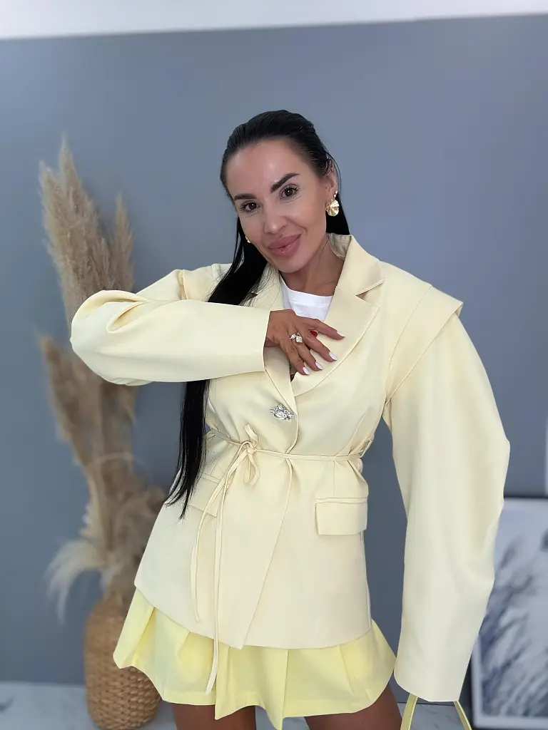 Módne sako s vypchávkami FABIANA - next