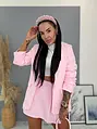 Baby pink dámske sako LILLA