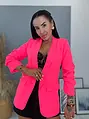Neon pink dámske sako LILLA