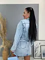 Svetlomodré denim šaty MARIBELLA