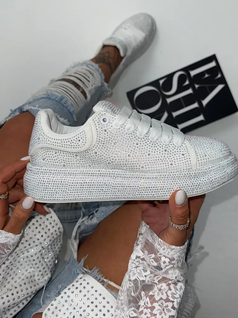 Trblietavé platformové tenisky ANEKA - next