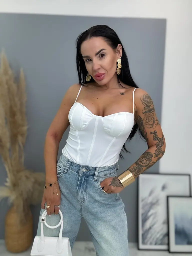 Korzetové body na ramienka CLARINE