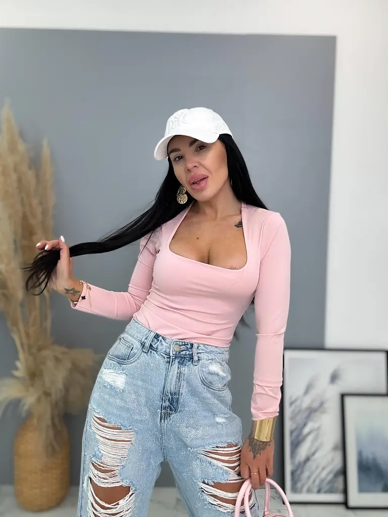 Puder body s dlhými rukávmi IZARA - next