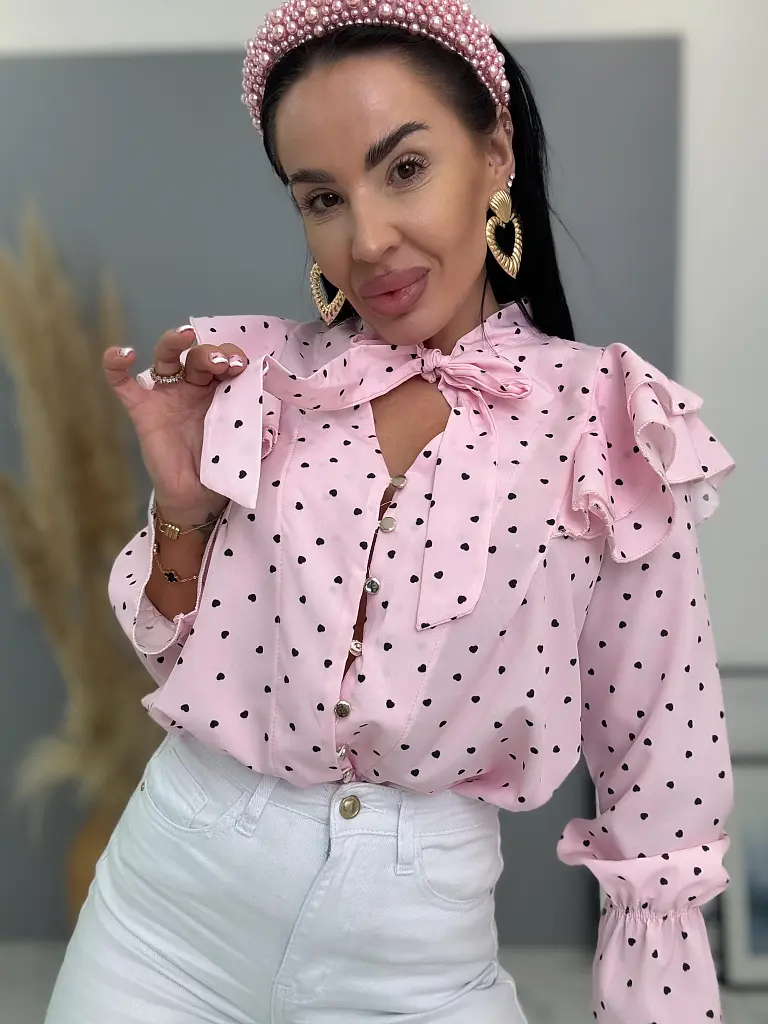 Blúzka so volánmi na ramenách CAROLINE