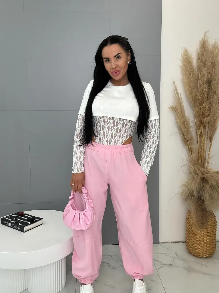 Balónové nohavice s gumeným pásom SEMA - next