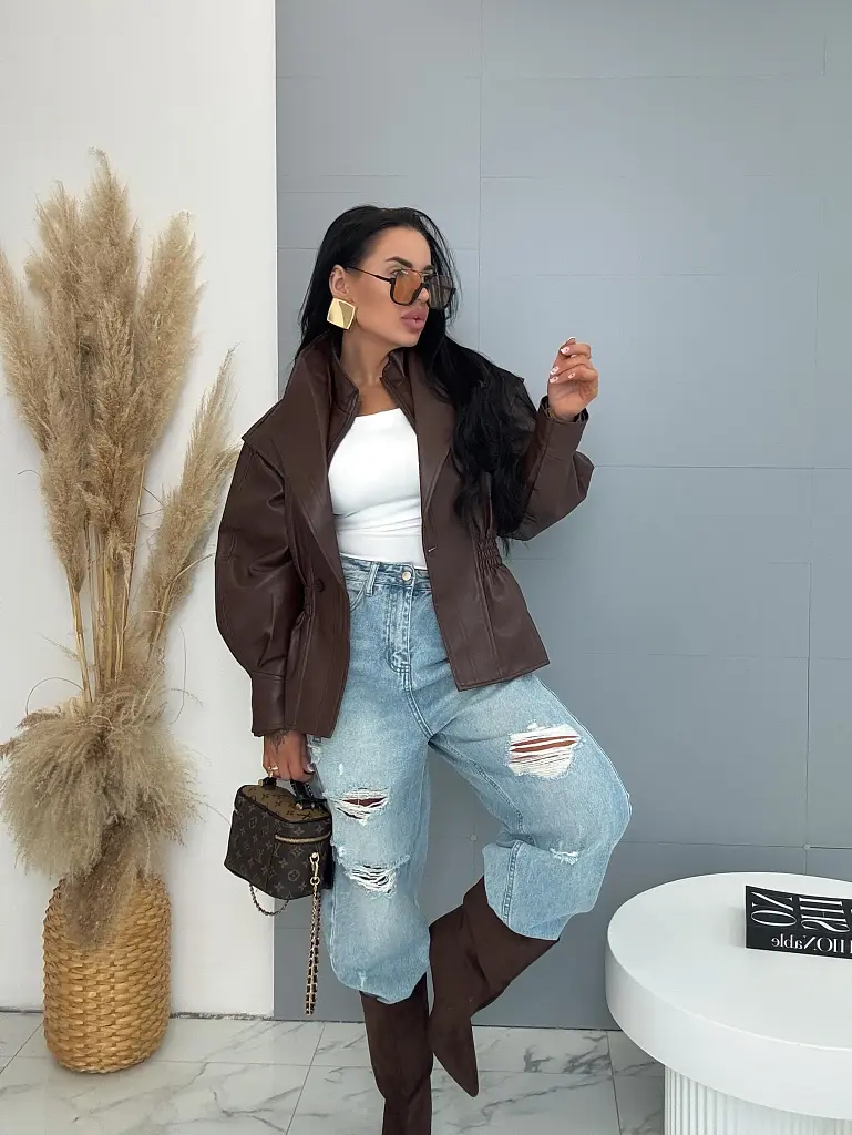 Koženková bunda ELISE - next