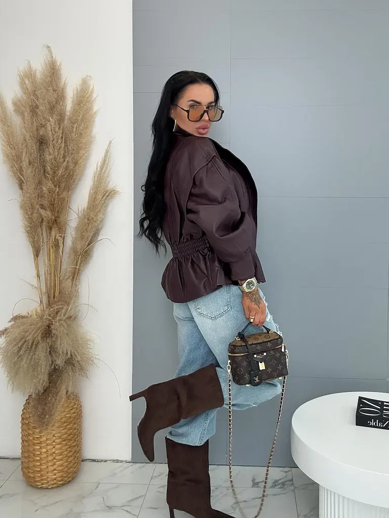 Koženková bunda ELISE - next