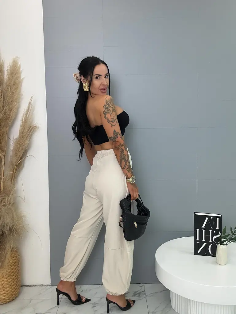 Balónové nohavice s gumeným pásom SEMA - next