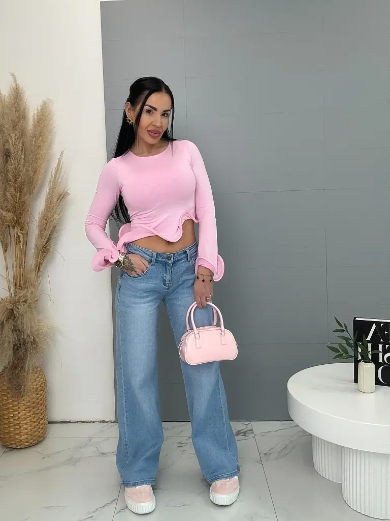 Asymetrický top s vystuženými volánmi FUTURA - next