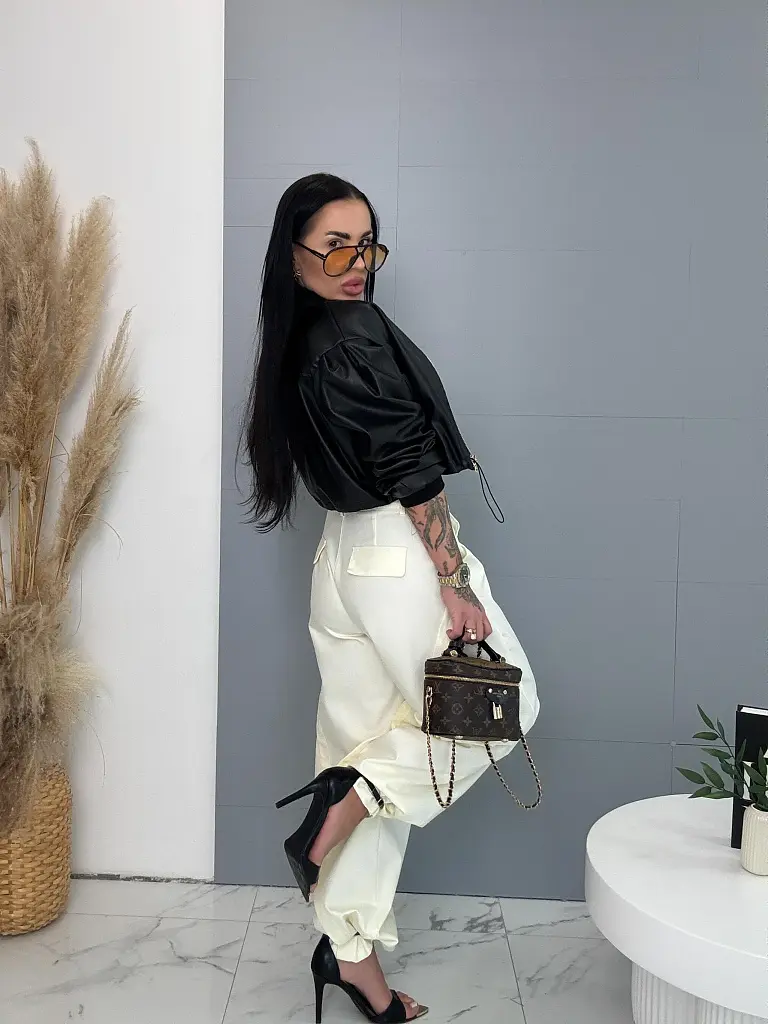 Koženková bunda DETTI - next