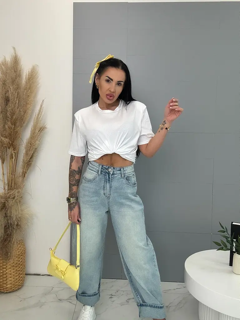 Basic tričko s vypchávkami - next