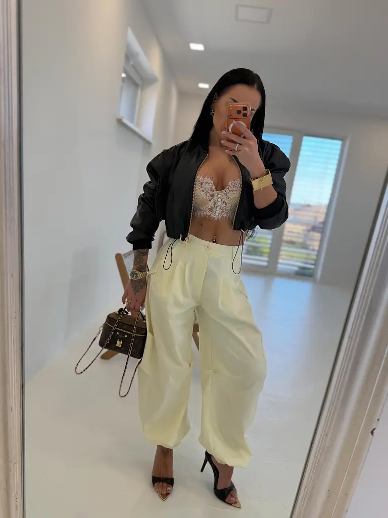 Balloon cream nohavice SELORIA - next