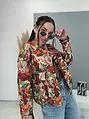 Kvetovaná bomber bunda FLOWER