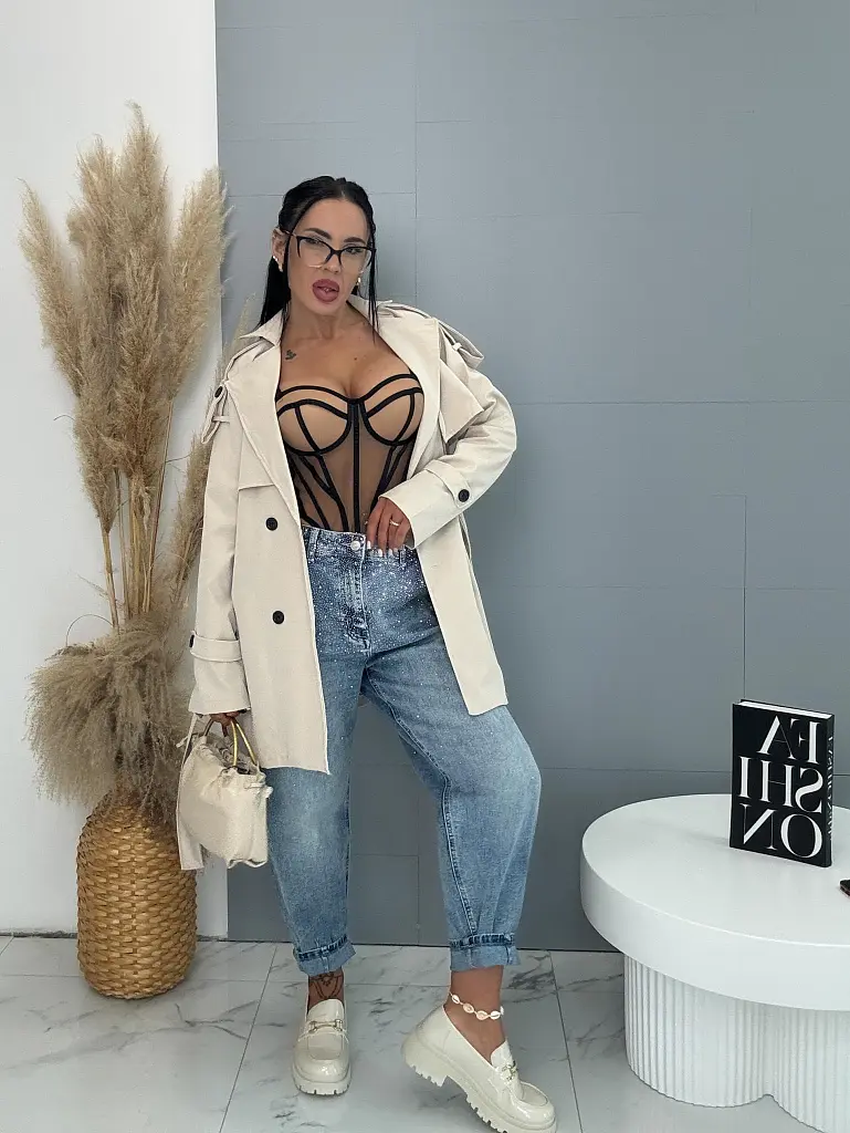 Prechodný trenčkot kabát ELIZA