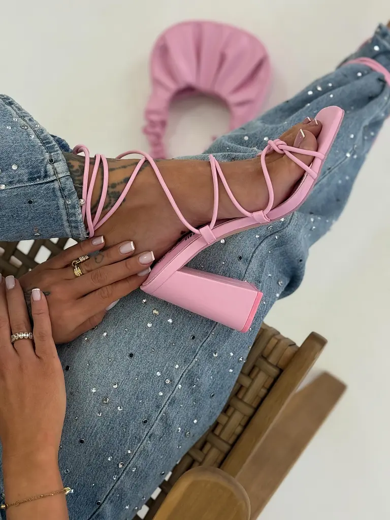 Dámske sandále na viazanie MARTA - next