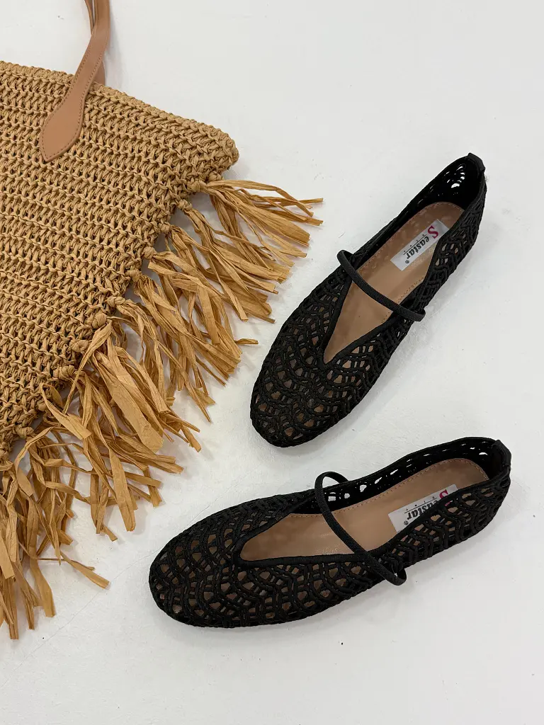 Háčkované balerínky ANGELA