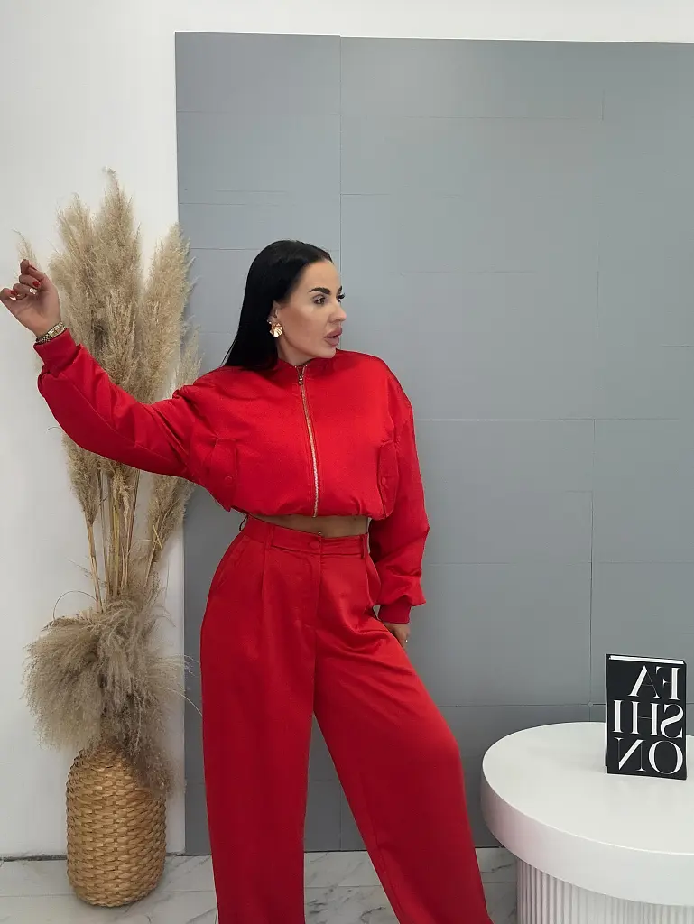 Saténová bomber bunda EREWAN - next