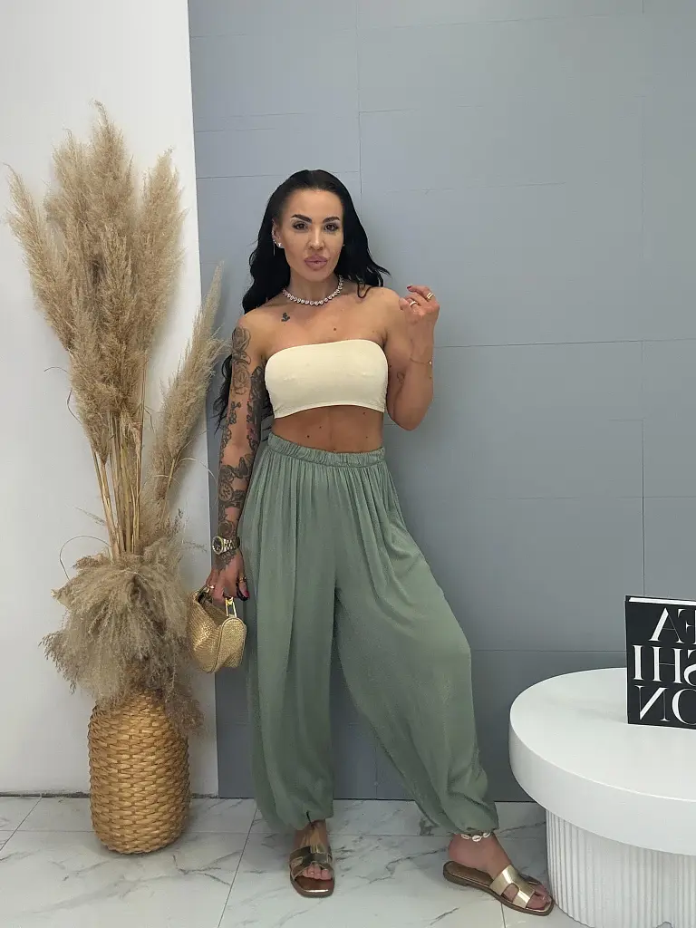 Balónové nohavice s gumeným pásom ACTIVE