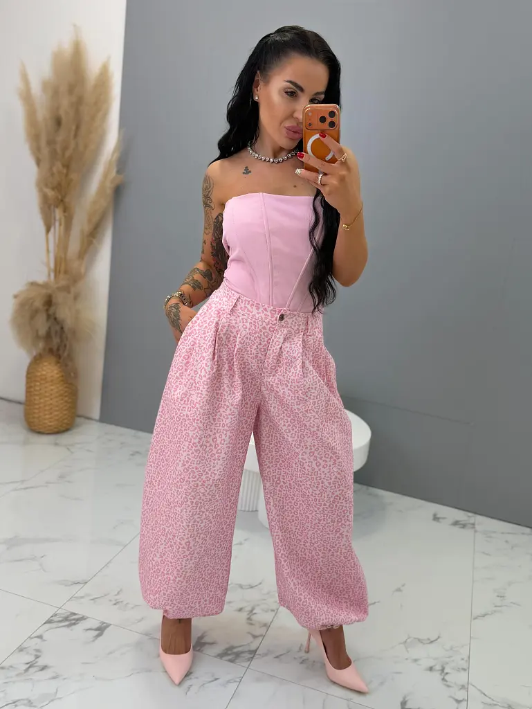 Balloon rifle s leopardím vzorom 