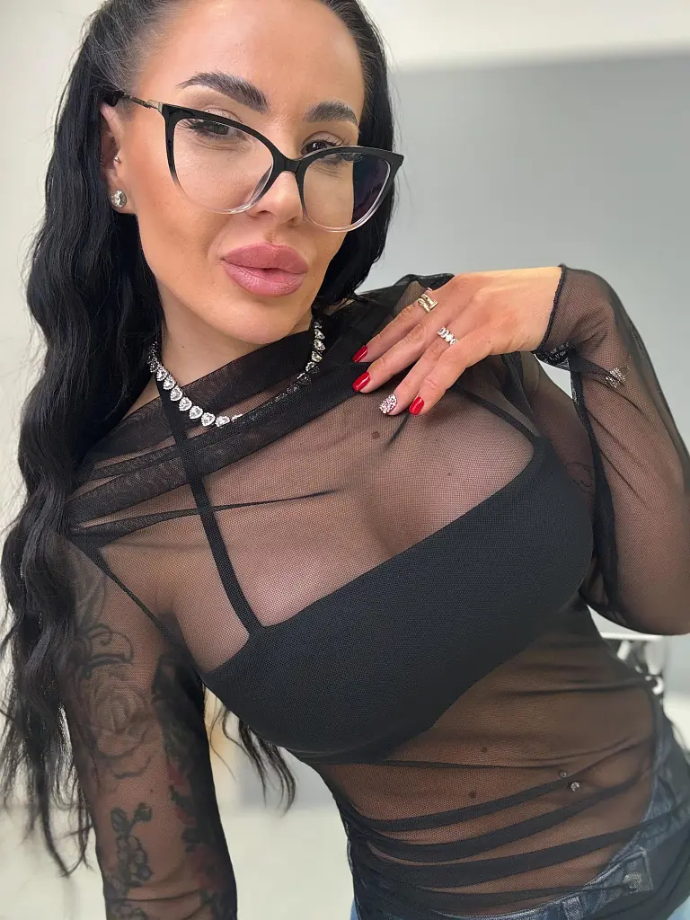 Black priesvitná blúzka INSPIRE - next