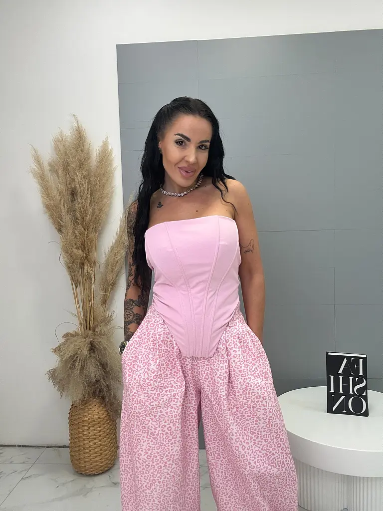 Top so šnurovaním vzadu KAMA - next