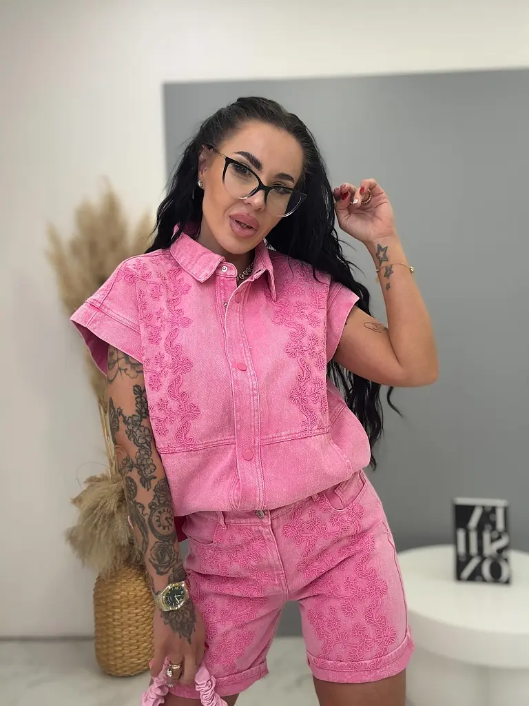 Dvojdielny denim komplet SORERO