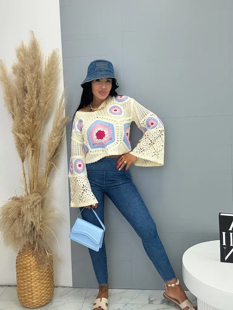 Ažúrový sveter LILI