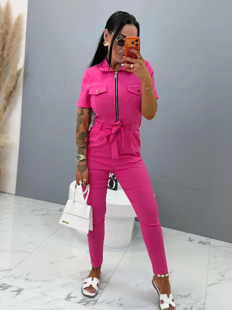 Elastický overal s opaskom STELLA - next