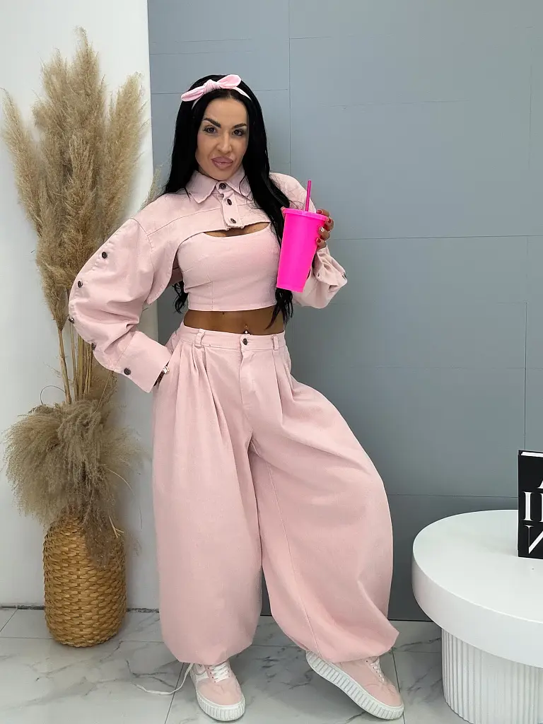 Trojdielny denim komplet RIA