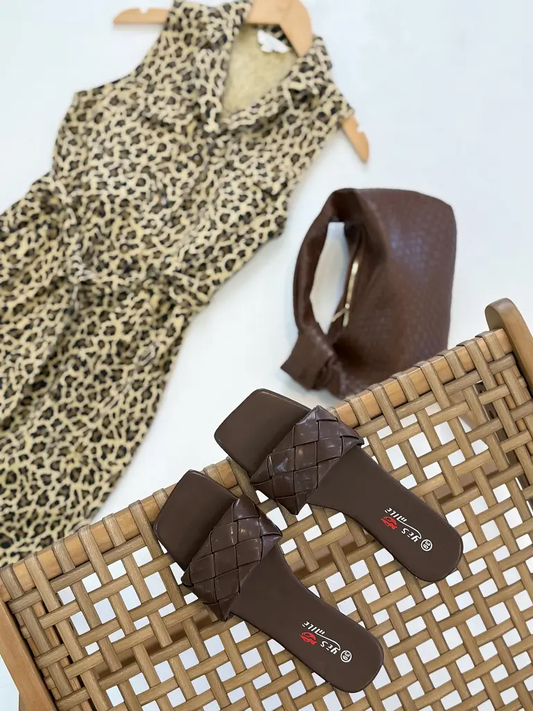 Hnedé dámske papuče SOUL