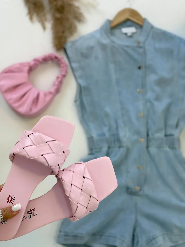 Pink dámske šľapky SOUL