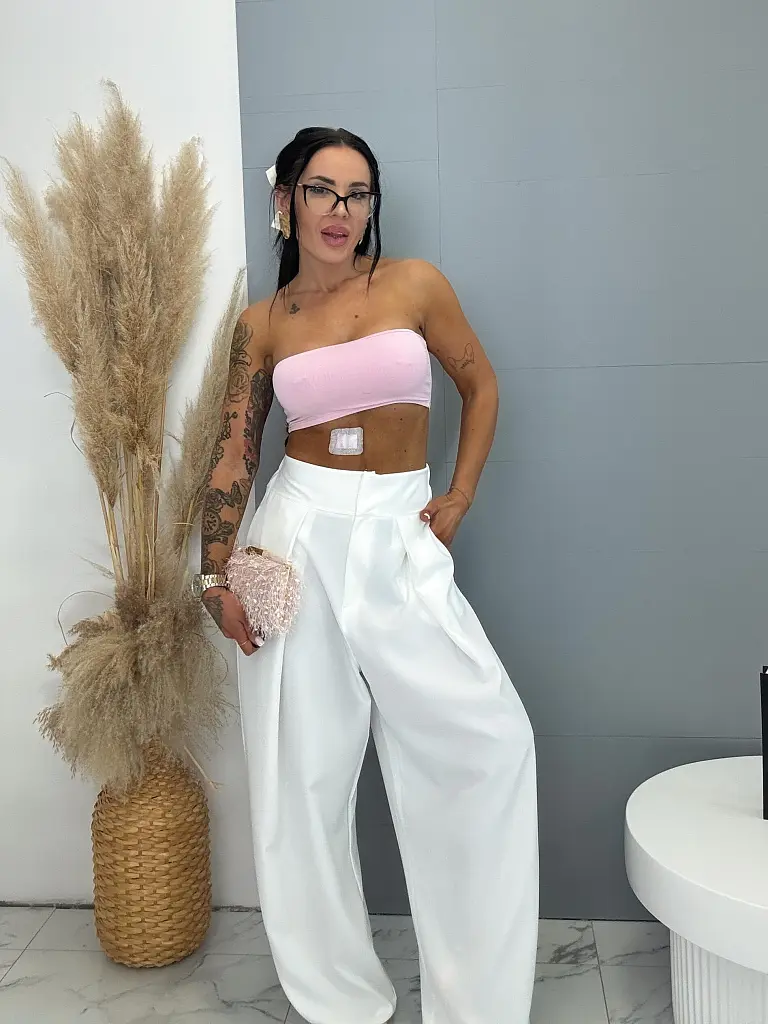 Balónové nohavice s gumeným pásom RIA