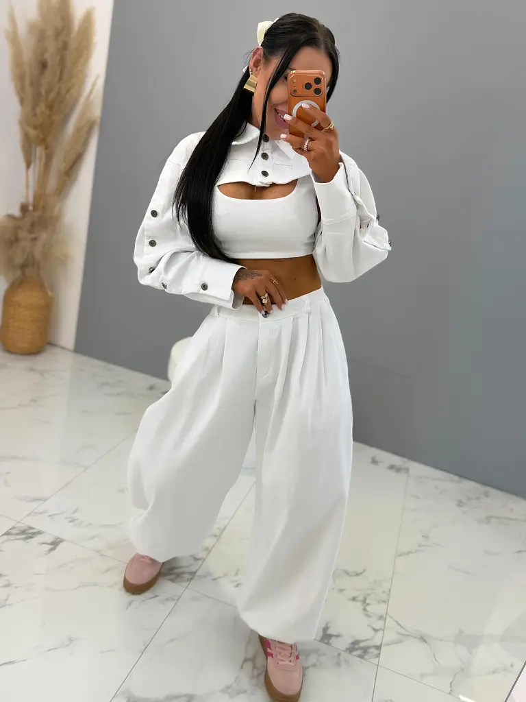 Trojdielny denim komplet RIA