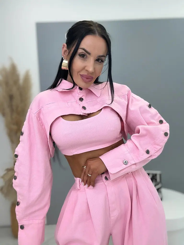 Trojdielny denim komplet RIA