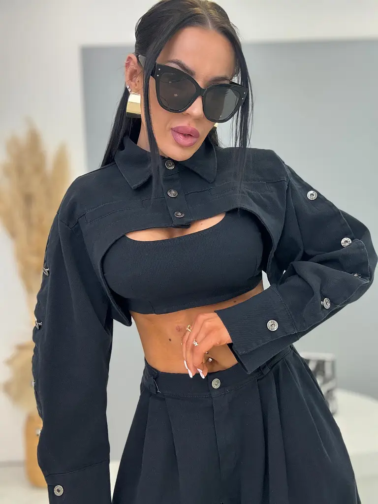 Trojdielny denim komplet RIA