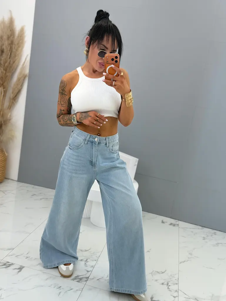 Vysokopásové palazzo rifle 