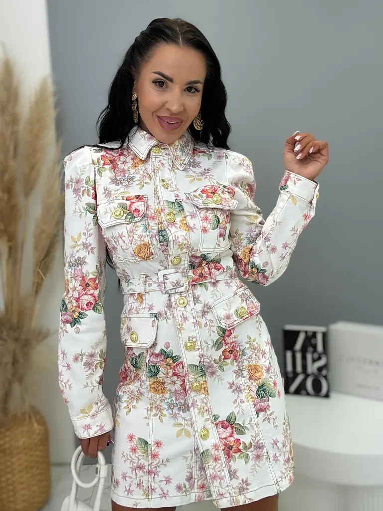 Denim šaty s opaskom FOREVER - next