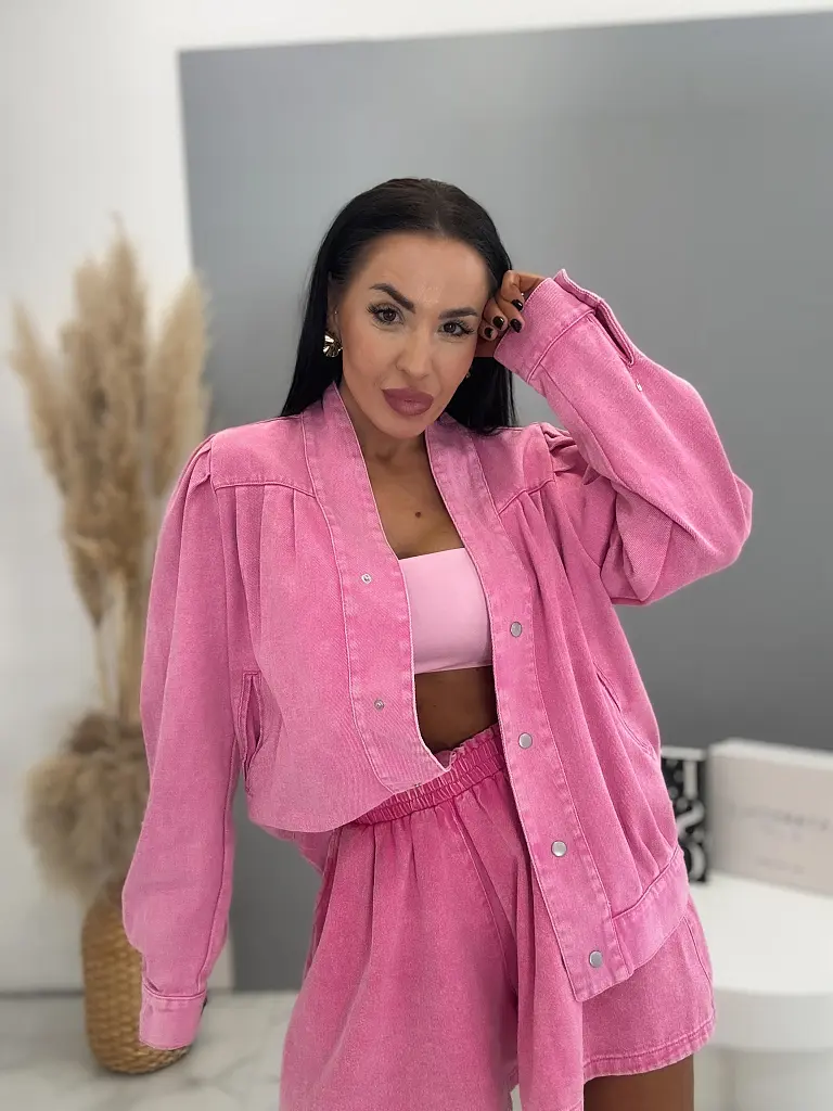 Džínsová bunda na gombíky GREACE - next