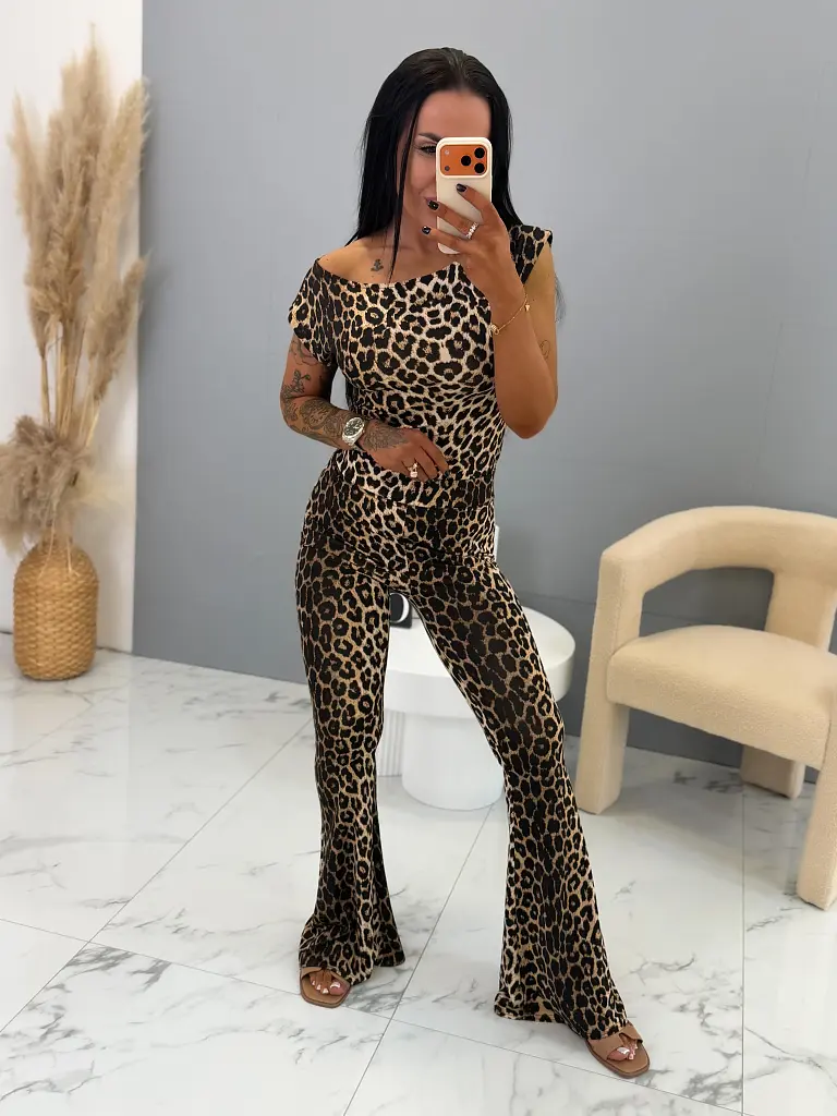 Dvojdielny komplet s leopardím vzorom ZARA - next