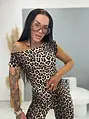 Dvojdielny komplet s leopardím vzorom ZARA