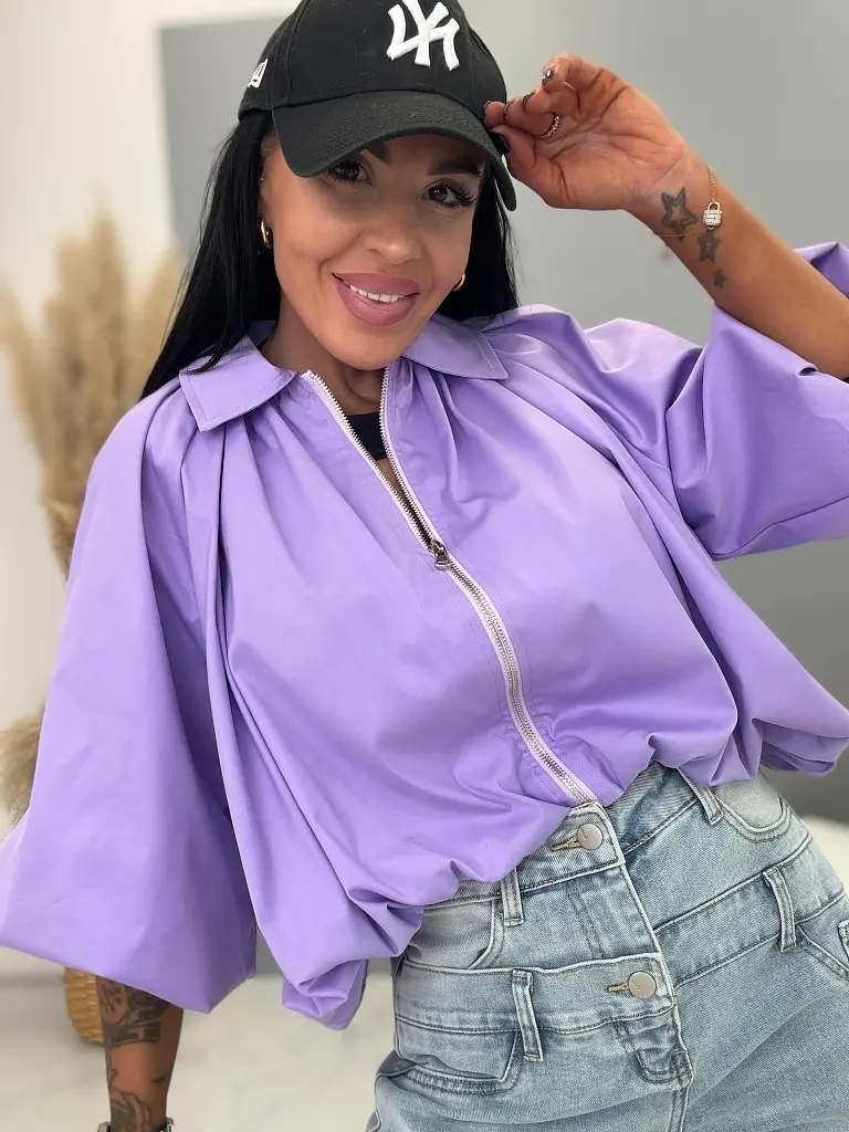 Bomber bunda v cibuľovom strihu VELVET - next