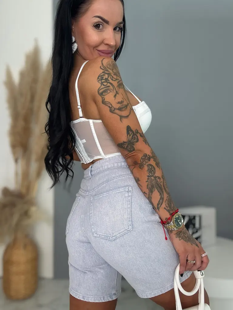 Denim kraťasy SORERO - next